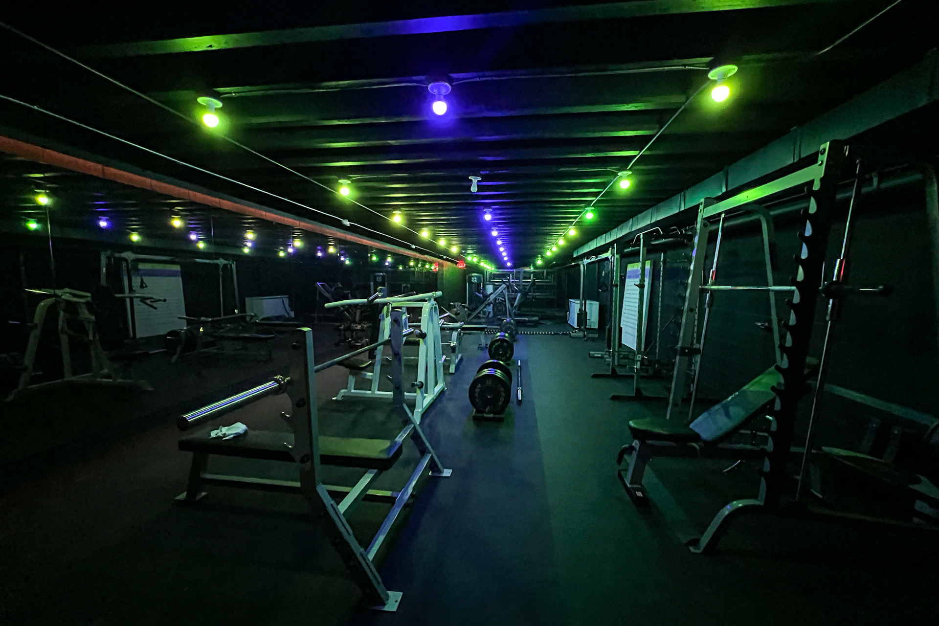 Reimagine Roofing's Phoenix office on-site gym, available for team members to use anytime—before or after work, or during lunch breaks. This accessible resource promotes wellness and motivation, exemplifying our commitment to a healthy, focused, and thriving environment for our employees.