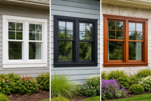 vinyl windows, fiberglass windows, wood windows