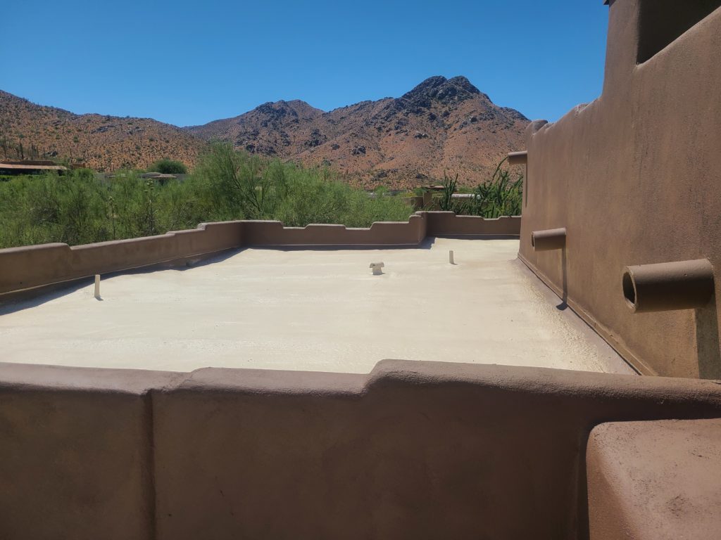 Flat Roof in desert