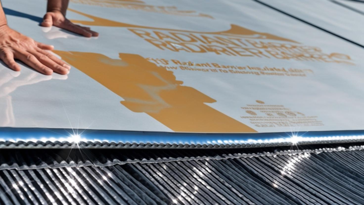 Radiant Barrier insulation something like this no person and no brand for roof