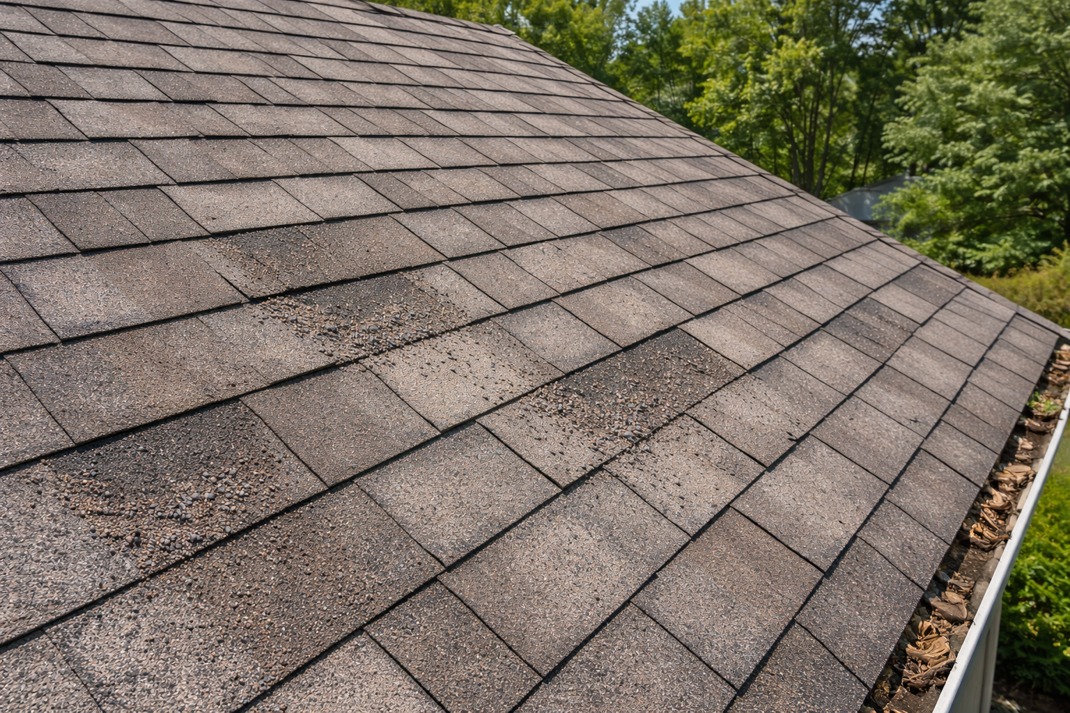 roof shingle granule loss reimagine roofing