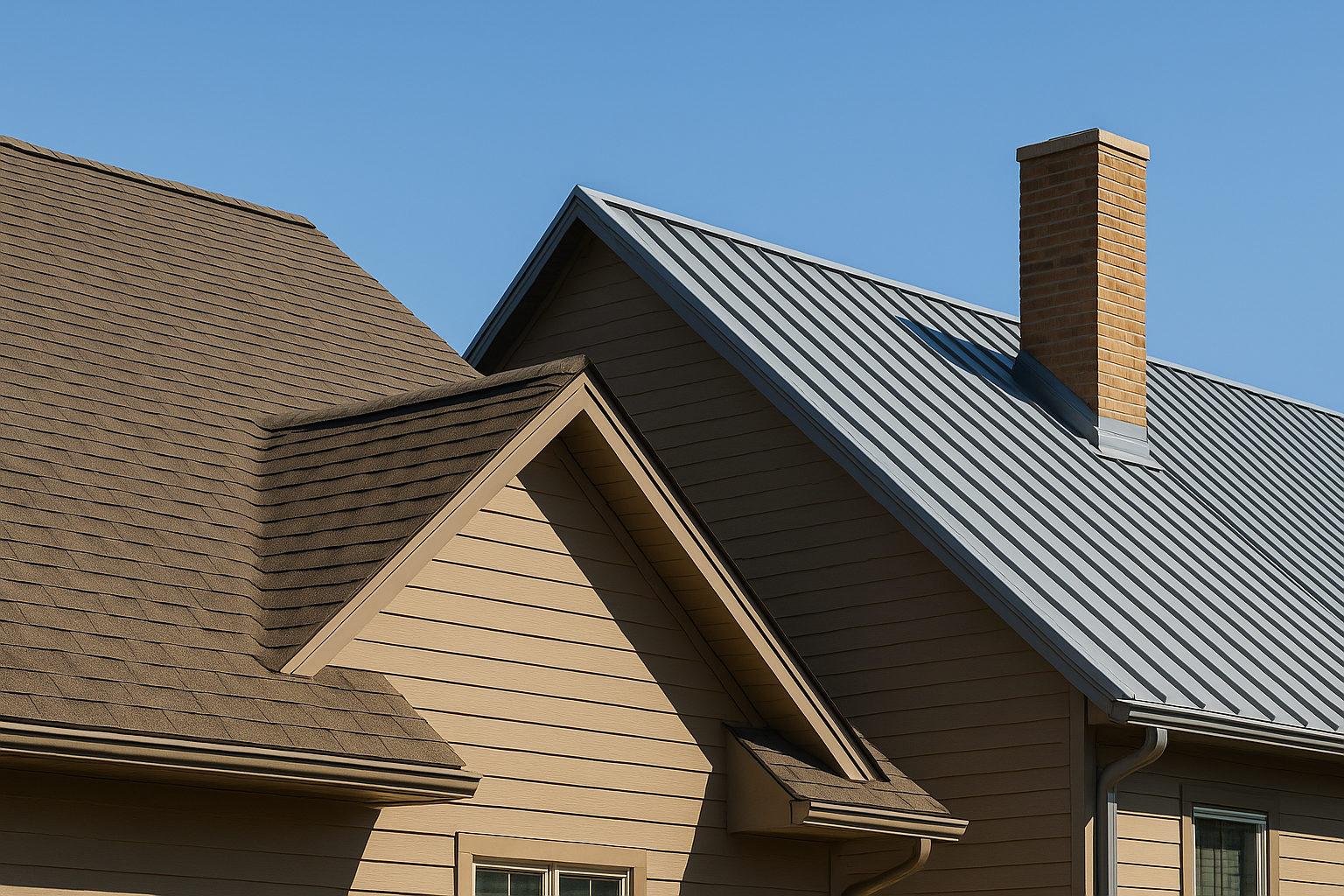 metal and asphalt reimagine roofing