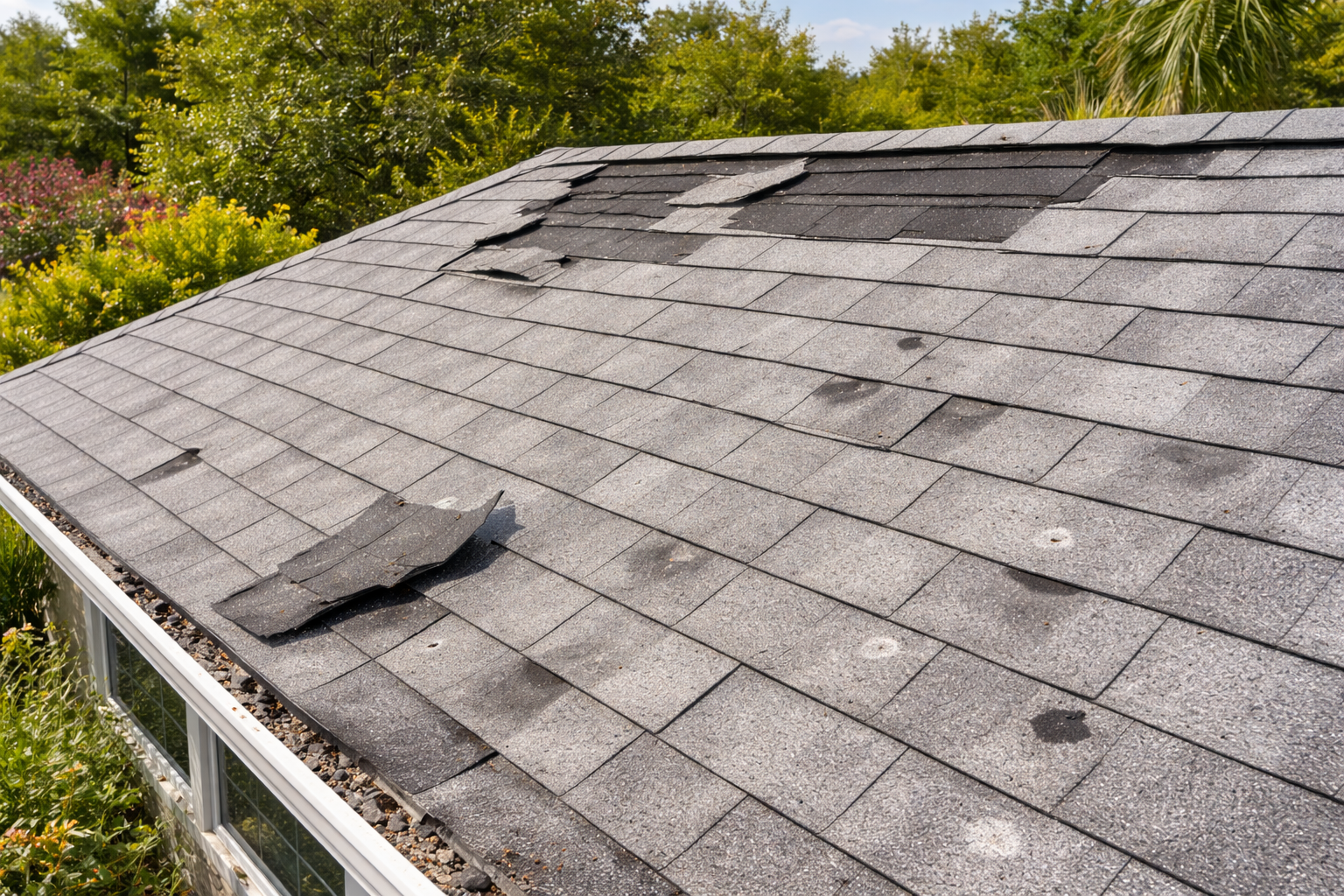 hail wind damage room reimagine roofing